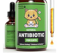 Winnie & Lottie Natural Antibiotics for Cats | Cat Antibiotics | Cat Antibiotic | Pet Antibiotics | Cat Immune Support | Antibiotic for Cats | Cat Multivitamin | Cat UTI Antibiotics | 1 fl oz