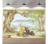 Winnie Quotes Backdrop The Pooh Banner 57 x 37 Inch Perfect Baby Shower Decorations Bear Bee Birthday Party Supplies Decorations
