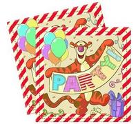 Winnie The Pooh 2 Ply Luncheon Napkins - 13 Inches / 33cm - Pack of 20