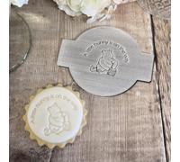 Winnie the Pooh A Little Hunny Cake Embosser, Fondant Cookie Stamp