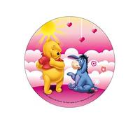 Winnie The Pooh and Eeyore 20cm 8 inch Edible Wafer Cake Topper. Licensed Product. Modecor.