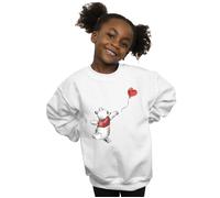 Winnie The Pooh Balloon Sweatshirt Disney White 7-8 Years