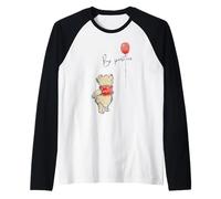 Winnie The Pooh Be Positive Balloon Raglan Baseball Tee