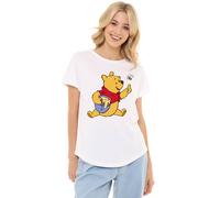 Winnie The Pooh Bear Honey Bee Fashion Womens T-Shirt White Winnie the pooh White XL