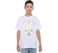 Winnie The Pooh Boys Am Snow Cute Unisex Kids T-Shirt, White, 5-6 Years UK