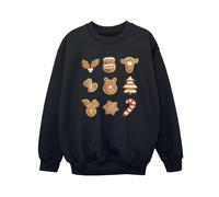 Winnie The Pooh Boy's Gingerbread Sweatshirt in Black | Size: 12-13 Years Winnie the pooh Black 12-13 Years