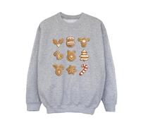 Winnie The Pooh Boy's Gingerbread Sweatshirt in Grey | Size: 12-13 Years Winnie the pooh Grey 12-13 Years