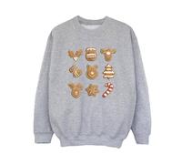 Winnie The Pooh Boy's Gingerbread Sweatshirt in Grey | Size: 9 Years Winnie the pooh Grey 9 Years