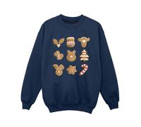 Winnie The Pooh Boy's Gingerbread Sweatshirt in Navy | Size: 3-4 Years Winnie the pooh Navy 3-4 Years