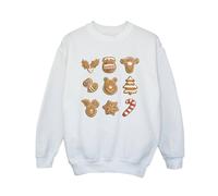 Winnie The Pooh Boy's Gingerbread Sweatshirt in White | Size: 7-8 Years Winnie the pooh White 7-8 Years