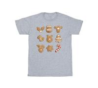 Winnie The Pooh Boy's Gingerbread T-Shirt in Grey | Size: 9 Years Winnie the pooh Grey 9 Years