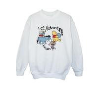 Winnie The Pooh Boy's Let The Adventure Begin Sweatshirt in White | Size: 12-13 Years Winnie the pooh White 12-13 Years