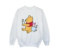 Disney Boys Winnie The Pooh Reading Sweatshirt White 7-8 Years