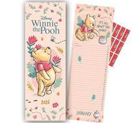 Winnie The Pooh Calendar 2026 Slim Wall Sketchbook Calendar Gift Present with Free Organising Stickers