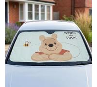 Winnie The Pooh Car Windscreen Sunshade | Offically Licensed Travel Trip Easy-Fit Front Window Blind Shade | Sun Screen Reflector for Vehicle Parking