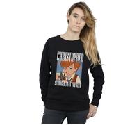Winnie The Pooh Christopher Robin Montage Sweatshirt Disney Black M