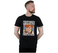Winnie The Pooh Christopher Robin Montage T-Shirt Disney Black XXL