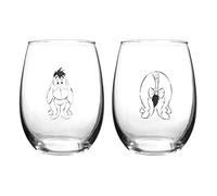 Winnie The Pooh Collectible Wine Glass Set (Eeyore),16 fl oz