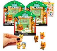 Winnie The Pooh Doorables Blind Bags - Bundle with 3 Winnie The Pooh Doorables Mini Figures for Kids, Adults Plus Stickers | Winnie The Pooh Doorables Figurines Mini Peek