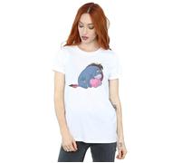 Winnie The Pooh Eeyore Mouth Cotton Boyfriend T-Shirt Disney White XXXL