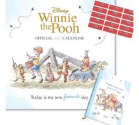 Winnie The Pooh Family Calendar 2027 & A5 Diary Gift Set bundle with FREE organisational stickers Included