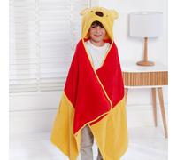 Disney Winnie the Pooh Hooded Blanket (Unisex Kids Red)