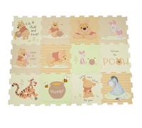 Winnie The Pooh Foam Play Mats | Soft Baby Toddler Floor Mat Tiles for Play Pen, Tummy Time | 10mm Thick Interlocking 12 Piece Matting for Children