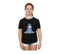 Winnie The Pooh Girl's Eeyore T-Shirt in Black | Size: 7-8 Years Winnie the pooh Black 7-8 Years