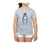 Winnie the Pooh Girls Eeyore T-Shirt - Sports Grey - Sports Grey - 7-8 Years