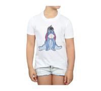 Winnie the Pooh Girls Eeyore T-Shirt - White - White - 7-8 Years