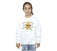 Winnie The Pooh Girl's Flip Flip Flip Sweatshirt in White | Size: 9 Years Winnie the pooh White 9 Years