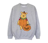 Winnie The Pooh Girl's Halloween Sweatshirt in Grey | Size: 5-6 Years Winnie the pooh Grey 5-6 Years