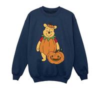 Winnie The Pooh Girl's Halloween Sweatshirt in Navy | Size: 7-8 Years Winnie the pooh Navy 7-8 Years