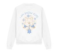Winnie The Pooh I Am Snow Cute Sweatshirt White | Size: XL Winnie the pooh White XL