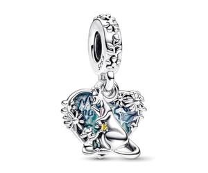 Winnie The Pooh Kanga and Roo Charm 925 Sterling Silver Pendant Charm Compatible with Pandora Charms,and Many Other UK Charm Bracelets.