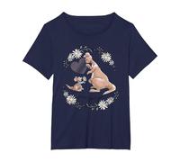 Winnie The Pooh Kanga Roo T-Shirt, Women's Plus, Navy Blue, 2X