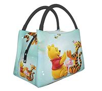 Winnie The Pooh Lunch Bag Reusable Lunch Box Leak-Proof Lunch Box with Portable Large