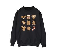 Winnie The Pooh Men's Gingerbread Sweatshirt in Black | Size: XL Winnie the pooh Black XL