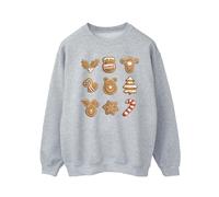Winnie The Pooh Men's Gingerbread Sweatshirt in Grey | Size: Small Winnie the pooh Grey S
