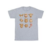 Winnie The Pooh Men's Gingerbread T-Shirt in Grey | Size: Medium Winnie the pooh Grey M
