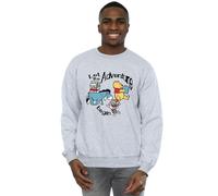 Winnie The Pooh Men's Let The Adventure Begin Sweatshirt in Grey | Size: Medium Winnie the pooh Grey M