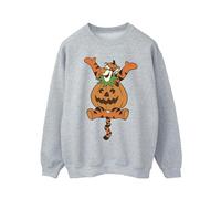 Winnie the Pooh Mens Tigger Pumpkin Sweatshirt - Sports Grey - Sports Grey - 3XL