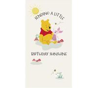 WINNIE THE POOH OPEN BIRTHDAY CARD