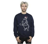 Winnie The Pooh Piglet Christmas Sweatshirt Disney Navy XXL