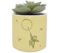 Winnie the Pooh Plant Pot, Stoneware, Yellow, 150ml