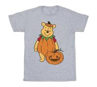 Winnie The Pooh Pumpkin Halloween T-Shirt in Grey | Size: 9 Years Winnie the pooh Grey 9 Years