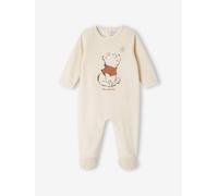 Winnie the Pooh Sleepsuit in Velour for Baby Boys, Disney® vanilla