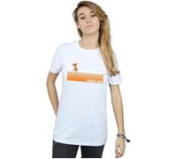 Winnie The Pooh Tigger 1968 Cotton Boyfriend T-Shirt Disney White L