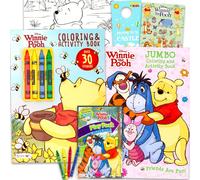 Winnie The Pooh Ultimate Coloring and Activity Book Set - Bundle for Kids with Activity Pages, Coloring, Stickers, More | Jumbo Winnie The Pooh Books