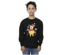 Winnie The Pooh Winter Wishes Sweatshirt Disney Black 7-8 Years